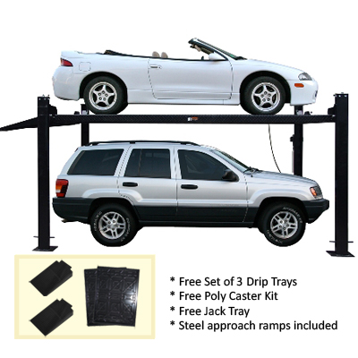 Auto Lift Car-Park-8-Plus 4 Post Storage Parking Car Lift Extra Tall 8,000 lb 